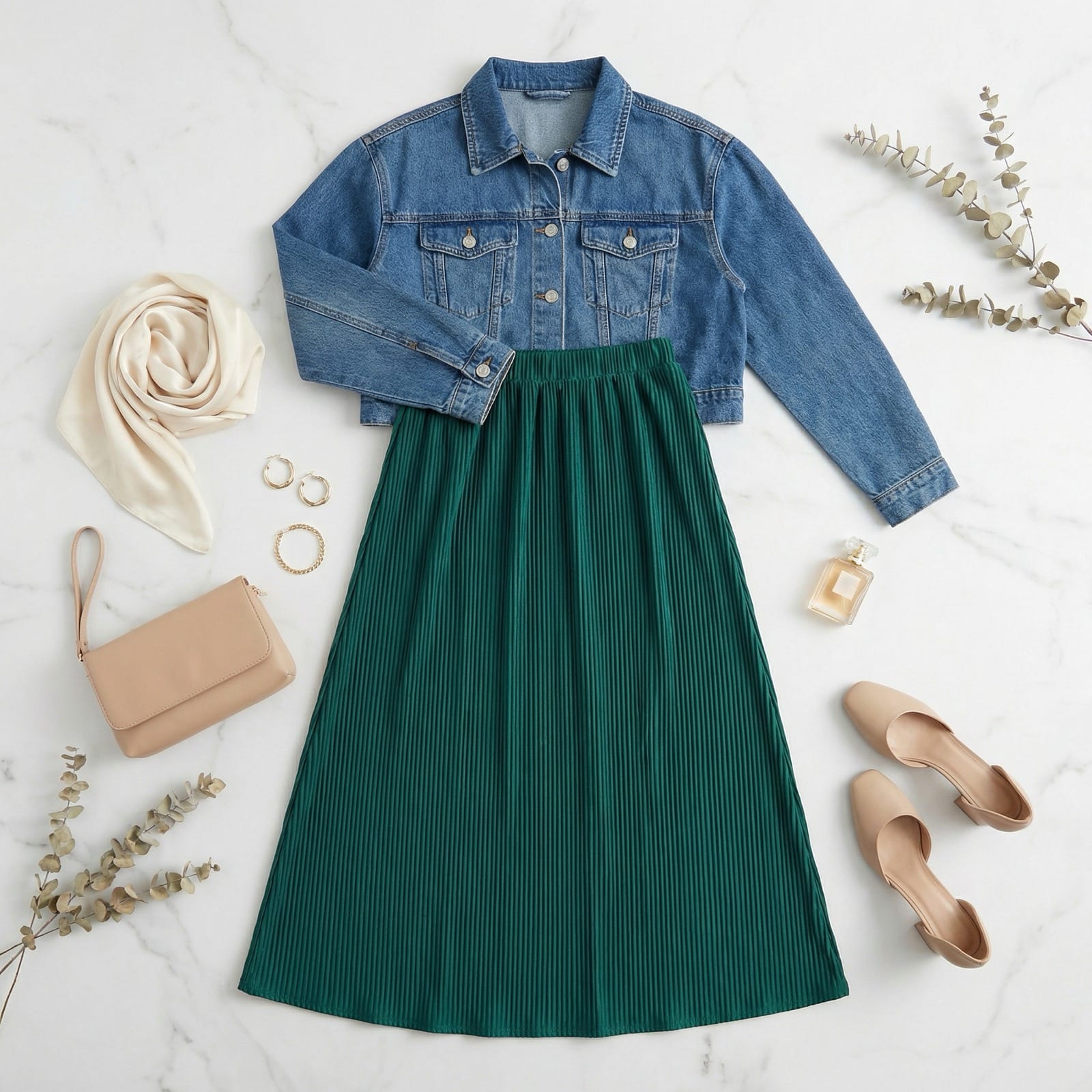 AI-generated fashion mockup