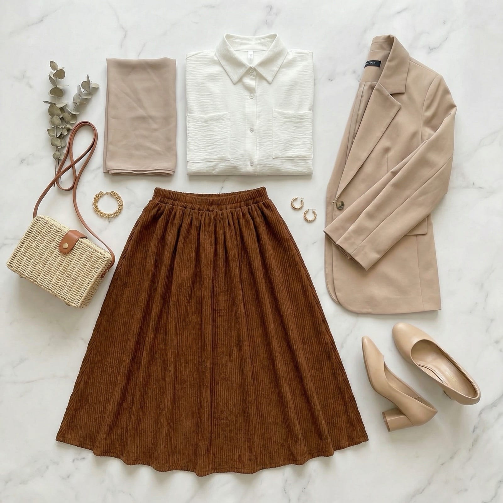 AI-generated fashion mockup